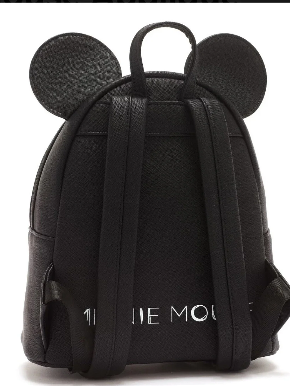NWT Loungefly Black Mini Backpack Minnie Mouse Polka Dot with Red Bow